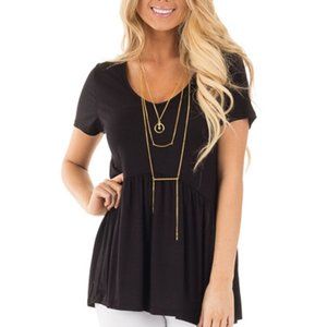 Sweetheart baby doll style tee